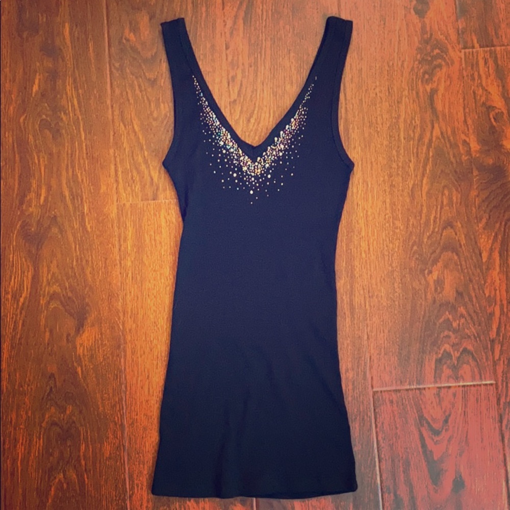 Rhinestone Tank Top